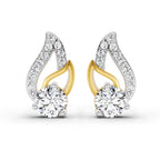 0.60 Carat Round Stud Earrings 14K