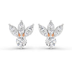 0.43 Carat Round Stud Earrings 14K - Rose Gold