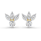 0.43 Carat Round Stud Earrings 14K