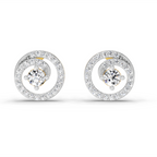 0.90 Carat Round Earrings 14K