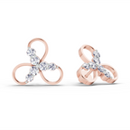 1.15 Carat Stud Earrings 14K - Rose Gold