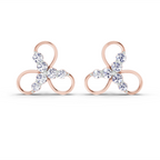1.15 Carat Stud Earrings 14K - Rose Gold