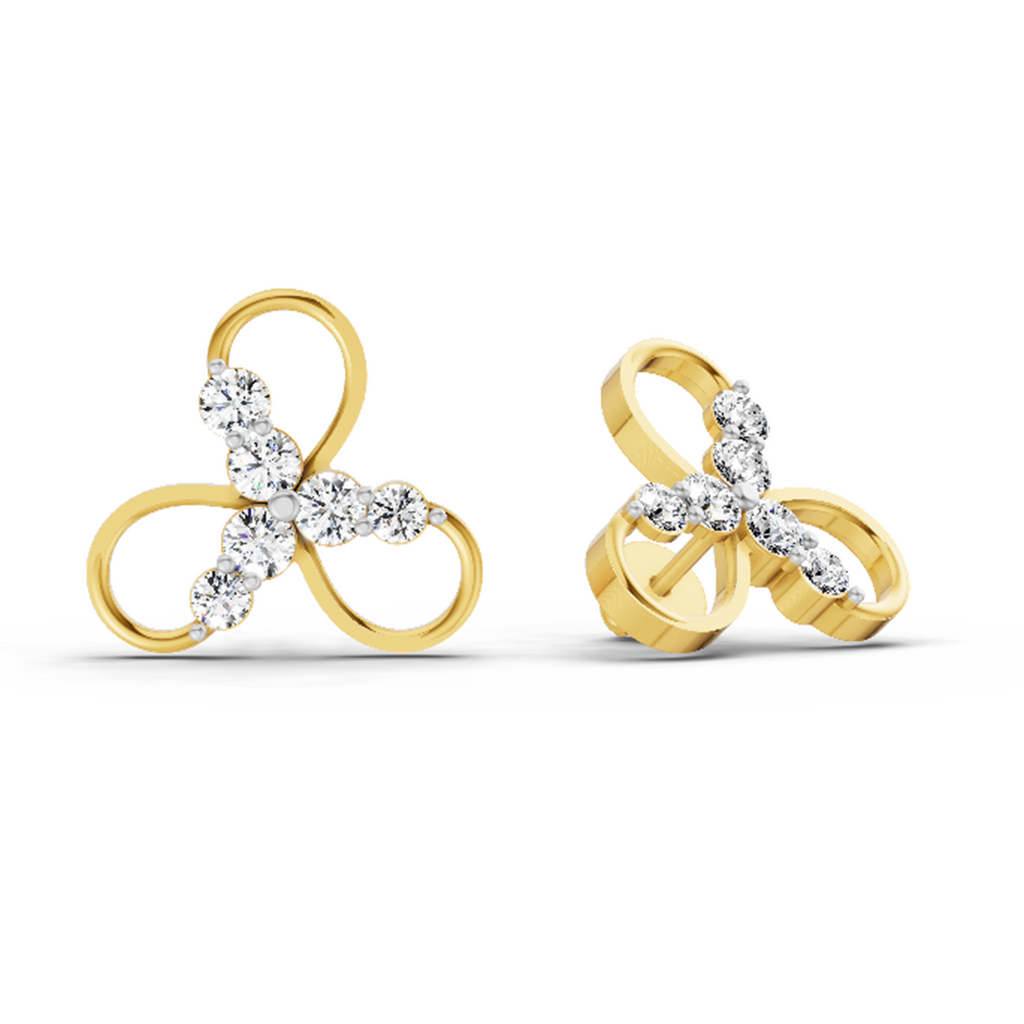 1.15 Carat Stud Earrings 14K