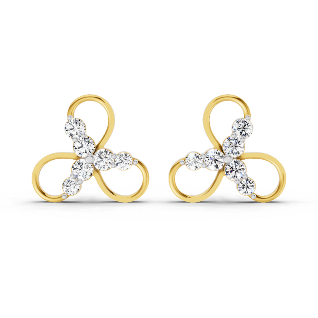 1.15 Carat Stud Earrings 14K