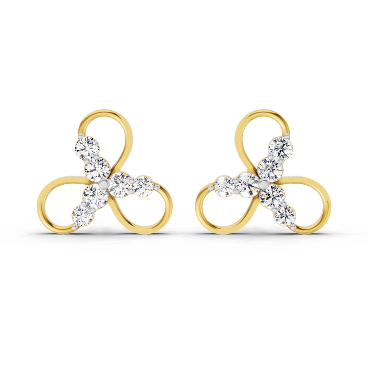 1.15 Carat Stud Earrings 14K