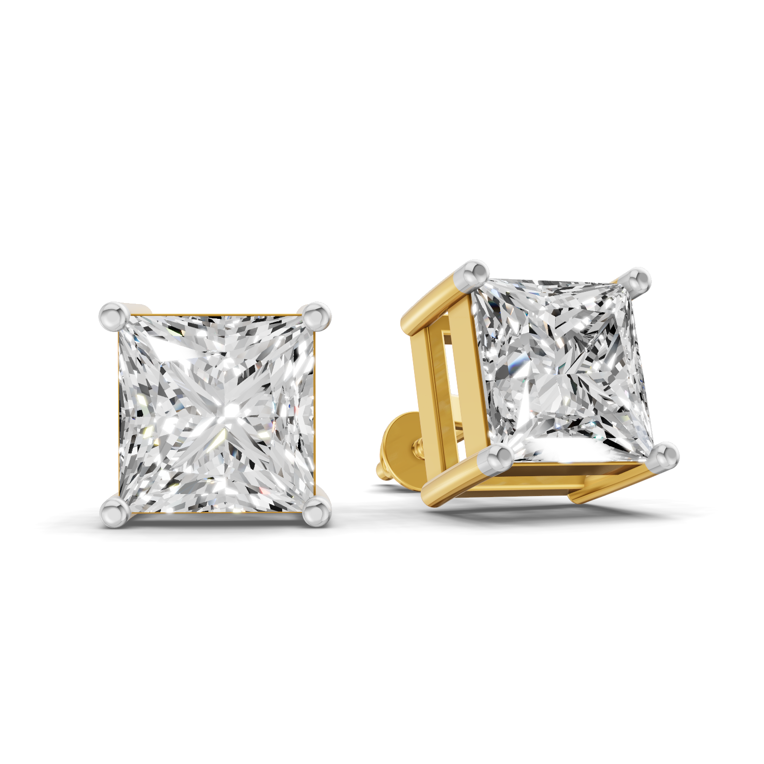 6.23 Carat 14K Gold Princess Cut Prowess