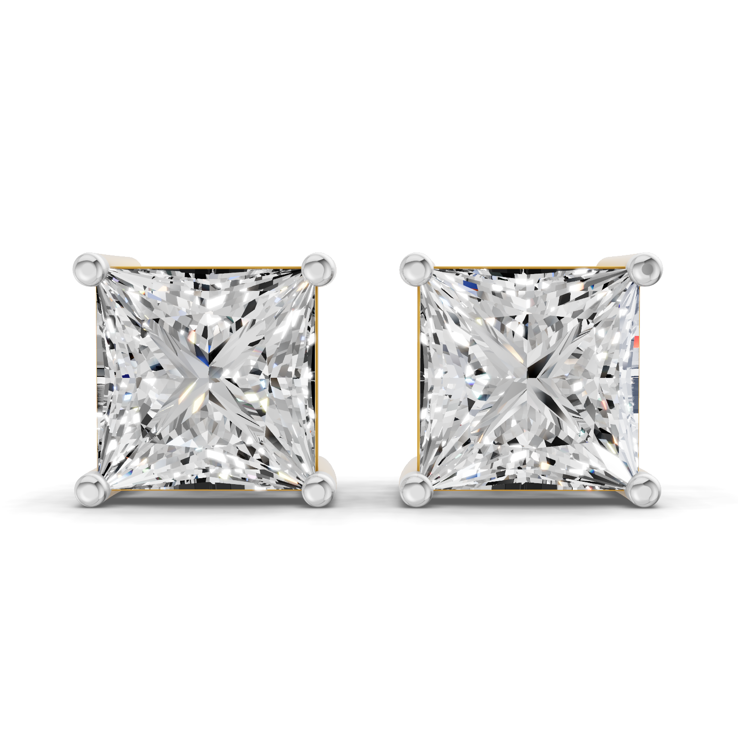 6.23 Carat 14K Gold Princess Cut Prowess