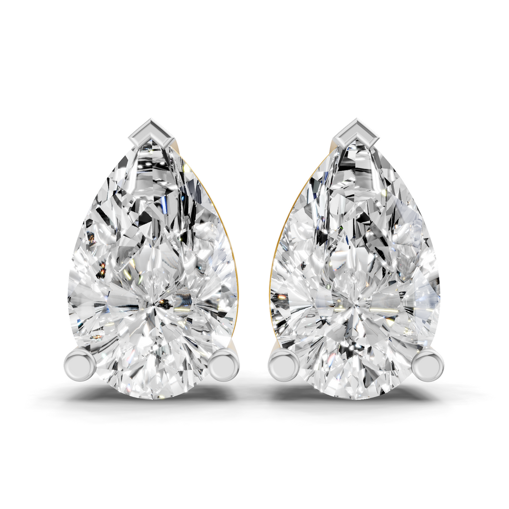 5.38 Carat 14K Gold Pear Perfection
