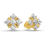 0.98 Carat Diamond Stud Earrings 14K Sparkles