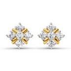 0.98 Carat Diamond Stud Earrings 14K Sparkles