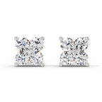 0.56 Carat Diamond Stud Earrings 14K - Rose Gold