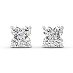 0.56 Carat Diamond Stud Earrings 14K