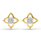0.76 Carat Diamond Stud Earrings 14K