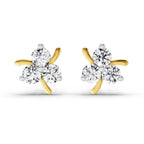 0.57 Carat Pear-Shaped Drop Stud Earrings 14K