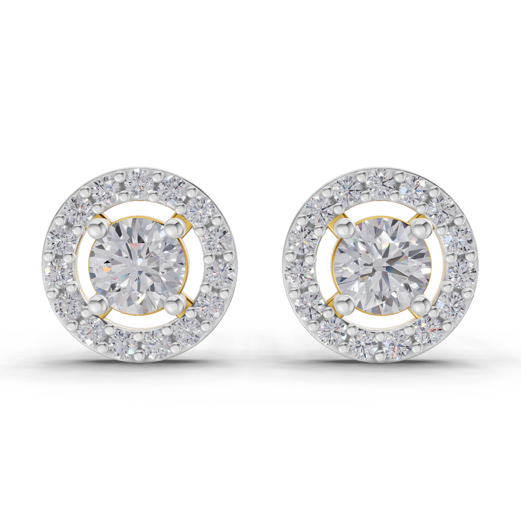 0.83 Carat Diamond Earrings 14K