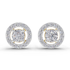 0.83 Carat Diamond Earrings 14K