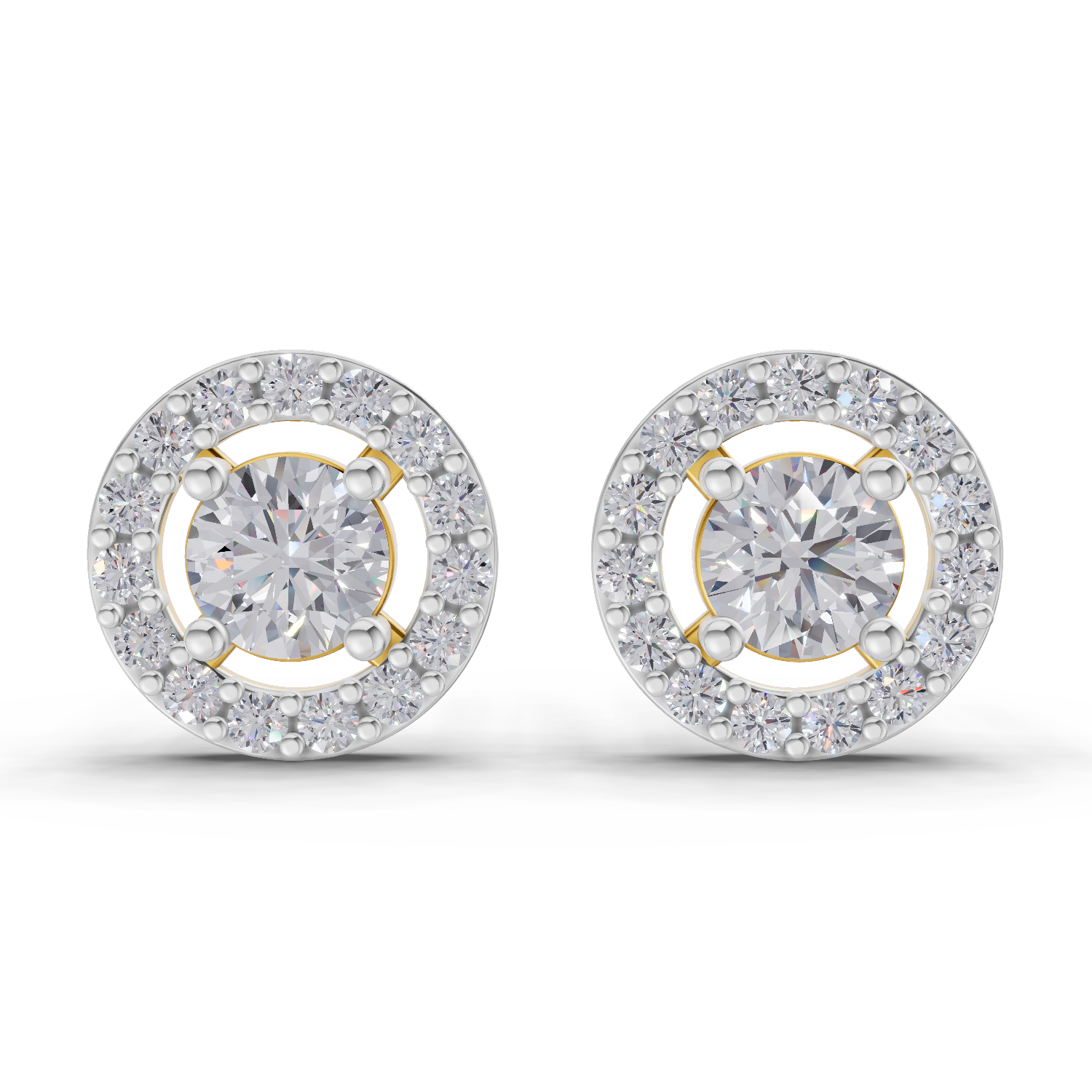 0.83 Carat Diamond Earrings 14K