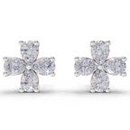 1.6 Carat Royale Flora Studs Diamond Earrings 14K - Rose Gold