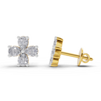 1.6 Carat Royale Flora Studs Diamond Earrings 14K