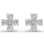 1.6 Carat Royale Flora Studs Diamond Earrings 14K