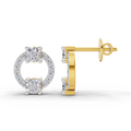 0.84 Carat Diamond Earrings 14K