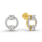 0.84 Carat Diamond Earrings 14K
