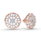 0.49 Carat Eternal Diamond Earrings 14K - Rose Gold