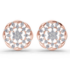 0.49 Carat Eternal Diamond Earrings 14K - Rose Gold