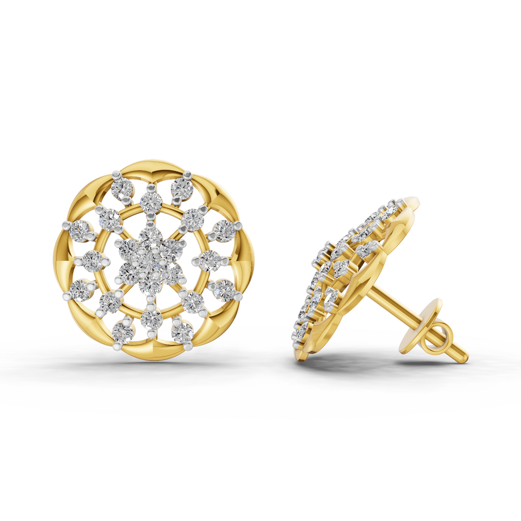 0.49 Carat Eternal Diamond Earrings 14K