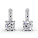 0.82 Carat Nova Gleam Diamond Earrings 14K - White Gold