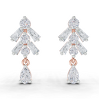 1.98 Carat Diamond Earrings 14K - Rose Gold