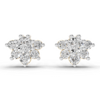 1.38 Carat Celeste Bloom Studs Earrings 14K