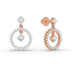 0.80 Carat Drop Earrings 14K - Rose Gold