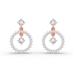 0.80 Carat Drop Earrings 14K - Rose Gold