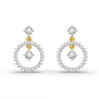 0.80 Carat Drop Earrings 14K