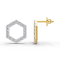 0.9 Carat Diamond Earrings 14K