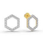 0.9 Carat Diamond Earrings 14K