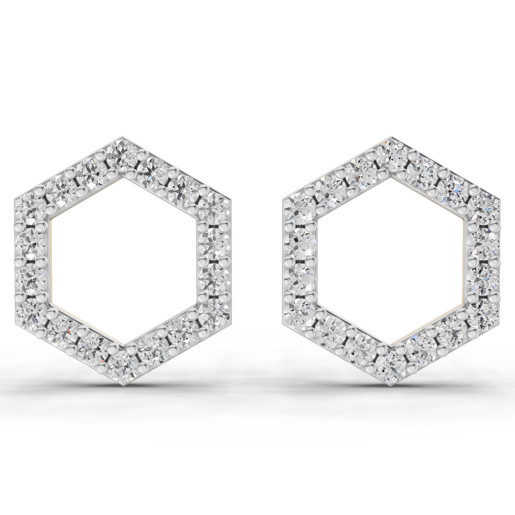 0.9 Carat Diamond Earrings 14K
