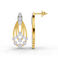 1.04 Carat Diamond Earrings 14K