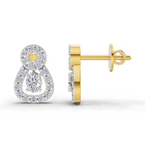 0.55 Carat Eterna Pear Glow Earrings 14K