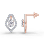 1.22 Carat Imperial Marquise Studs Earrings 14K - Rose Gold