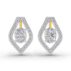 1.22 Carat Imperial Marquise Studs Earrings 14K