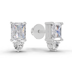 1.14 Carat Promise Drop Studs Earrings 14K - White Gold