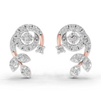 1.08 Carat Flora Spiral Earrings 14K - Rose Gold