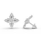 1.2 Carat Starlight Studs Earrings 14K - White Gold