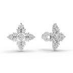 1.2 Carat Starlight Studs Earrings 14K - White Gold