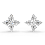 1.2 Carat Starlight Studs Earrings 14K - White Gold