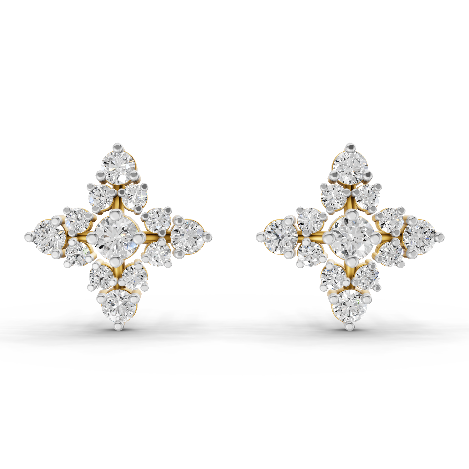 1.2 Carat Starlight Studs Earrings 14K