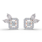 0.86 Carat two or three marquise-cut Diamond 14K - Rose Gold
