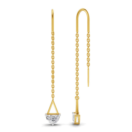 Dazzling Diamond Drop Earrings